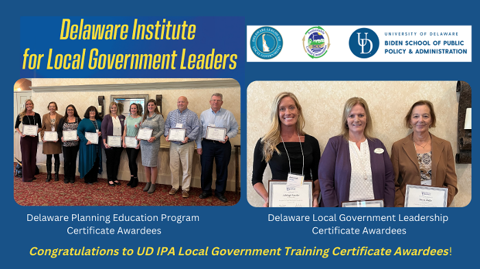 Photo of Local Government Training Certificate Awardees