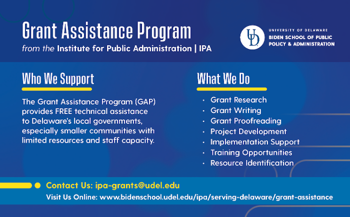 Photo of UD IPA Launches Grants Assistance Program
