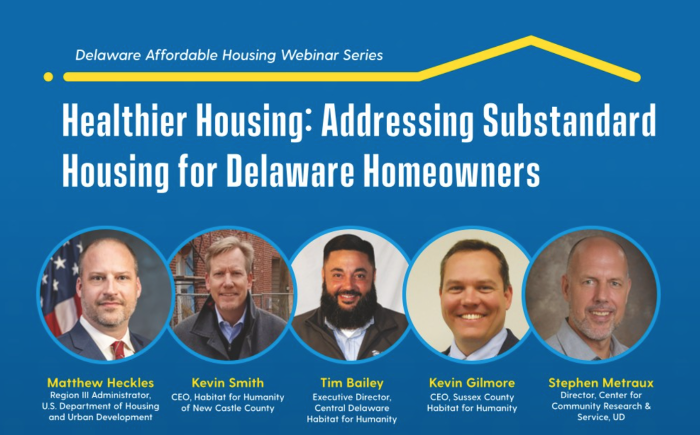 Photo of Healthier Housing: Addressing Substandard Housing for Delaware Homeowners